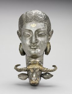 女人和水牛莱顿 作者 未知艺术家