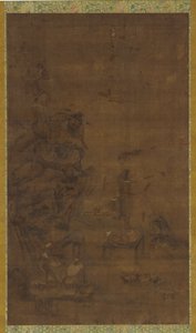 钟馗捉五瘟 作者 未知艺术家