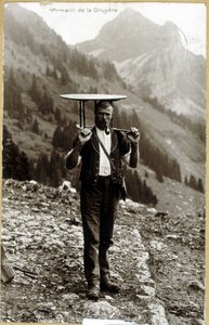 Armailli de la Gruyère - 明信片，19世纪末 作者 未知的摄影师