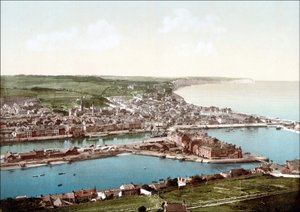 Fécamp及其悬崖 - V. 1895年 作者 未知的摄影师