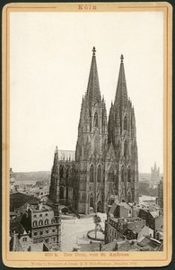 德国, 北莱茵威斯特伐利亚州, 科隆, 大教堂, 由德累斯顿 Roemmler 和 Jonas 出版 作者 未知的摄影师