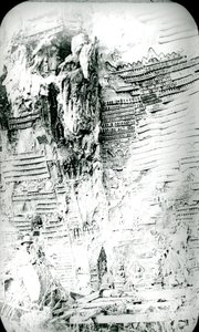 壁画装饰，入口大厅，高君洞 作者 未知的摄影师