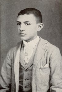 巴勃罗·毕加索于 1896 年（15 岁）——在萨巴特斯的“”毕加索，肖像文件”中 作者 未知的摄影师