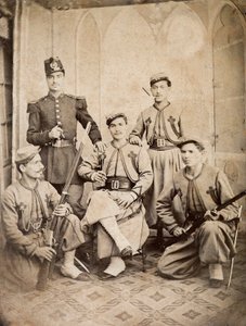 教皇从军团 - 教廷从军团 - 1865年 - 作者 未知的摄影师