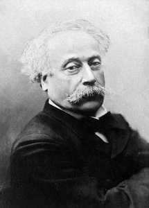 小大仲马 (1824-1895) 的肖像，法国剧作家和小说家。 作者 未知的摄影师