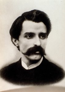 阿尔弗雷多·卡塔拉尼 (Alfredo Catalani) 的肖像（黑白照片） 作者 未知的摄影师