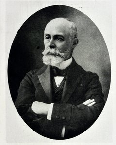 安托万-亨利-贝克勒尔的肖像 - 英国物理学家，诺贝尔奖获得者1852-1908年 作者 未知的摄影师