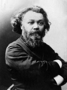 克洛维-胡戈（1851-1907）的肖像，法国诗人和政治家。 作者 未知的摄影师