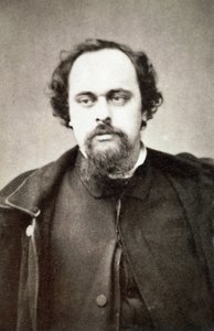 但丁-加布里埃尔-罗塞蒂（1828-1882）的肖像 - 约1860年 作者 未知的摄影师