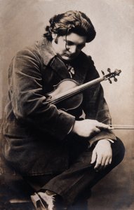 Portrait of Eugene Ysaye (b/w photo) 作者 未知的摄影师