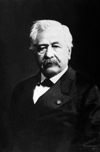 Portrait of Ferdinand de Lesseps (1805-1894), French diplomat and entrepreneur. 作者 未知的摄影师