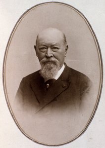 Franz von Soup 的肖像（黑白照片） 作者 未知的摄影师