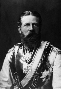 Portrait of Frederic III (1831-1888), King of Prussia and Emperor of Germany in 1888 for 99 days. 作者 未知的摄影师