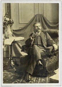 Georges Boulanger 将军的肖像 (1837 - 1891)。 作者 未知的摄影师