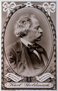 Karoly Goldmark（或 Karl）（1830-1915）匈牙利作曲家的肖像 照片。 19 世纪。 博洛尼亚，公民博物馆 Museo 作者 未知的摄影师