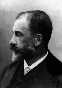 Leon Joseph Florentin Bonnat (1833-1922) 的肖像，法国学院派画家。 作者 未知的摄影师