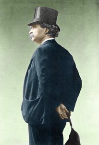 马克吐温肖像（1835-1910） 作者 未知的摄影师
