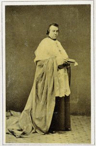 Monseigneur Lavigerie (1825 - 1892) 于 1869 年的肖像 作者 未知的摄影师