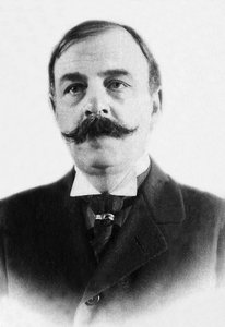 奥克塔夫-米尔波（1848-1917）的肖像，法国作家小说家。 作者 未知的摄影师