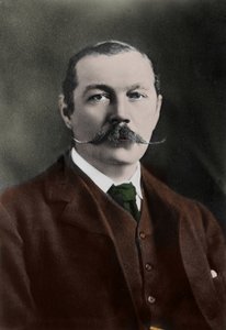 亚瑟·柯南·道尔爵士（1859-1930）的肖像，英国作家，“福尔摩斯”角色的创造者。 作者 未知的摄影师
