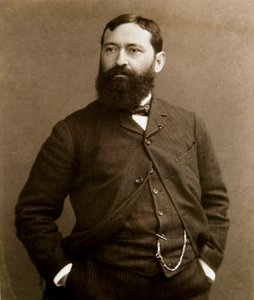 意大利画家朱塞佩-德-尼蒂斯（1846-1884）的画像 摄影 作者 未知的摄影师