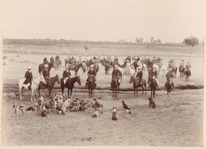 白沙瓦谷狩猎，1896年