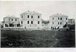 企业家 Yolle 在河内建造的联排别墅，Robert Dubois 的“Le Tonkin in 1900”。 作者 未知的摄影师
