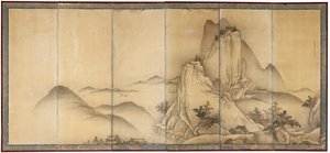 山路上的旅行者与风景 作者 云国东洋