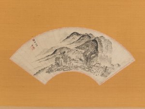 半个村庄上空的缠绵雨丝，约1815-20年。