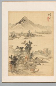 景观，1815年。 作者 浦上俊金