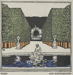 维也纳：来自舍恩布伦，1908年。 作者 城市扬克