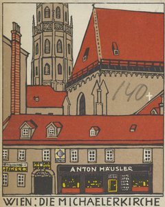 维也纳：圣迈克尔教堂 维也纳：Die Michaelerkirche，1908年。 作者 城市扬克