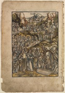 激情》。拉撒路的复活》，1508年前。 作者 Urs I Graf