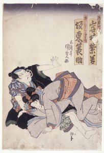 岩井俊二和 Band未读角色中的美之助（彩色木刻版画）