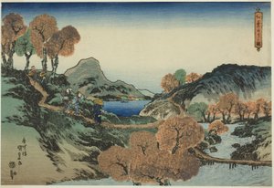 观赏枫树 作者 歌川国贞