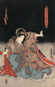 浮世绘女演员国定版画 作者 歌川国贞