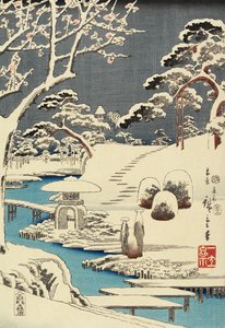 （雪覆盖的花园），1854年12月