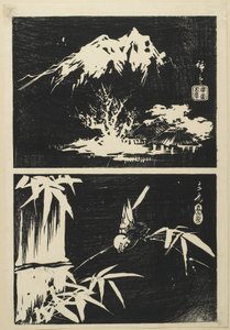 （两幅石版画），19世纪中期