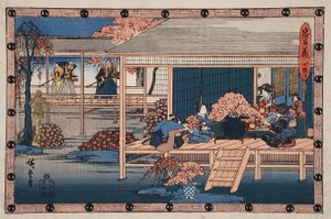 第四幕：幕府将军夫人考伊夫人和Enyas城堡集团的使节，给Enya带来死亡判决，Kaoyo夫人被樱花包围，在他的制造者期间收集到了Cheer Enya