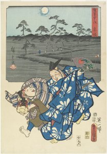 赤坂，1855年4月