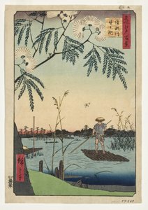 绫濑河和Kanegafuchi，1857（木刻）