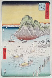 岸上的船（木版画）