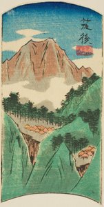 筑后》，"各省剪纸图（Kunizukushi harimaze zue）"系列第 17 张的一部分 作者 歌川宏重