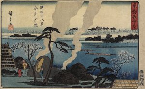 Imado的晚霞，c。赤红