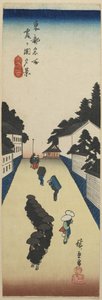 Kasumigaseki晚上视图，1830-1844