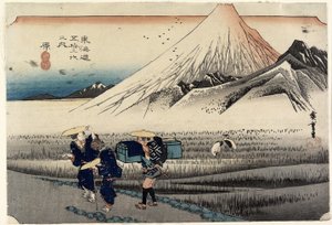 早上富士山，哈拉，c。 1833