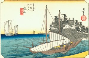 Hiroshige43 kuwana 作者 歌川宏重