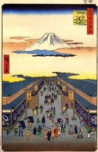 广重、杉浦街 作者 歌川宏重