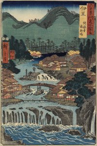 1853年8月，伊豆省修善寺的温泉