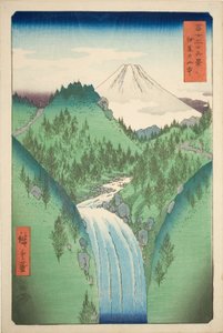 《富士山三十六景》系列中的伊豆国山（伊豆三十六景） 作者 歌川宏重